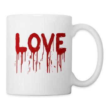 Love with Ink Drops - Mug - white - Right