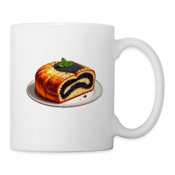 Poppy seed cake - Mug - white - Right