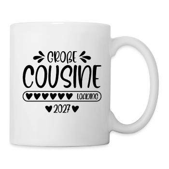 Große Cousine 2027 loading - Tasse - Weiß - Rechts