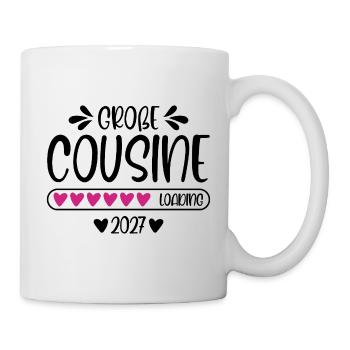 Große Cousine 2027 loading - Tasse - Weiß - Rechts
