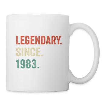 legendär seit 1983 - Tasse - Weiß - Rechts
