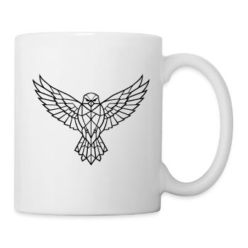 Oiseau - Mug blanc - blanc - Droite