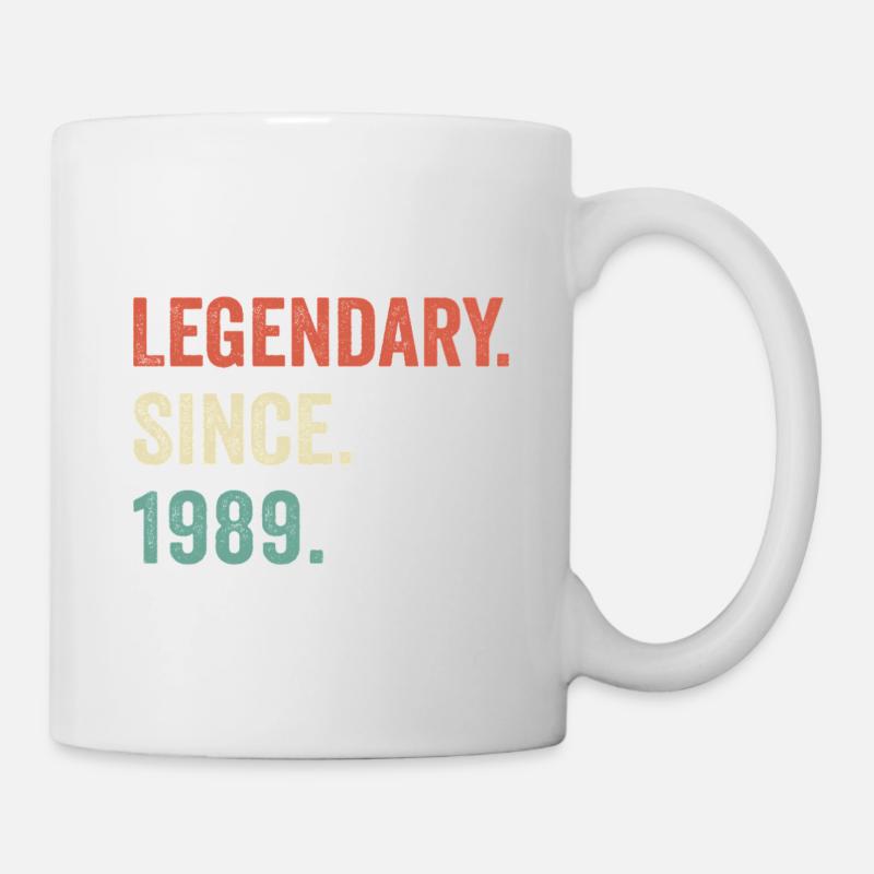 legendär seit 1989 - Tasse - Weiß