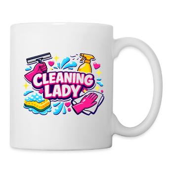 Femme de ménage Femme de ménage Amoureuse du ménage - Mug blanc - blanc - Droite