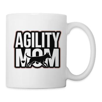 Agility Mom – Dog Sport Dogs Mom - Mug - white - Right