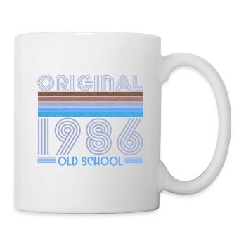 ORIGINAL 1986 OLD SCHOOL 40th Birthday - Mug - white - Right
