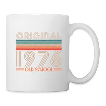 ORIGINAL 1976 OLD SCHOOL 50th Birthday - Mug - white - Right