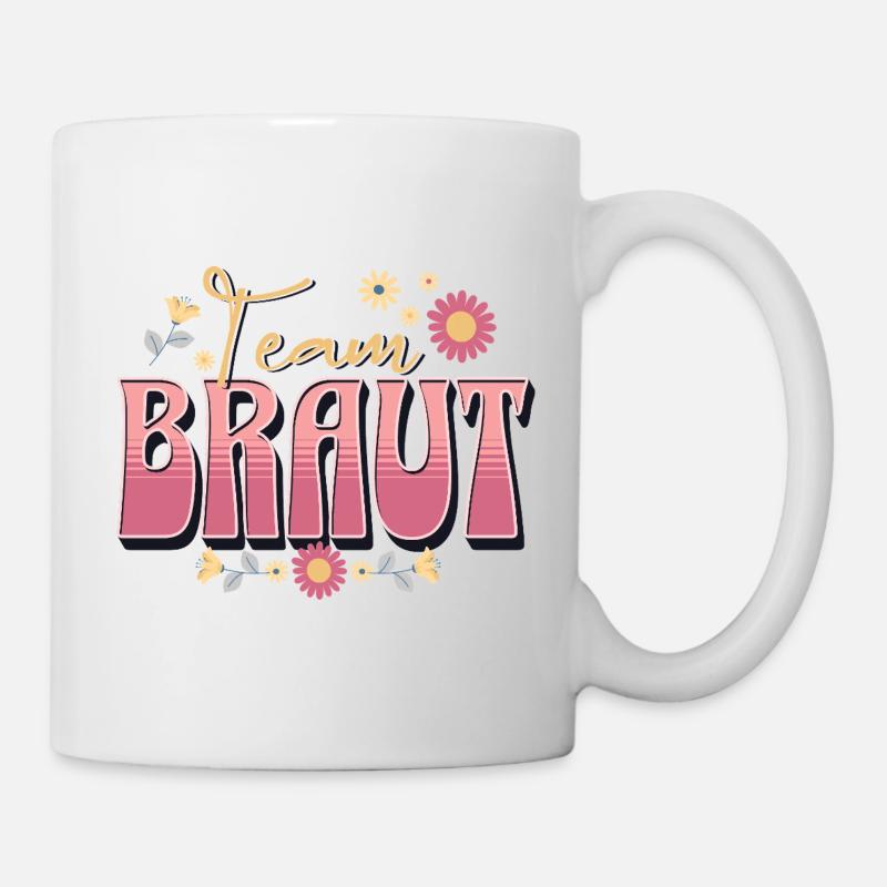 Team Bride Junggesellinnenabschied - Tasse - Weiß