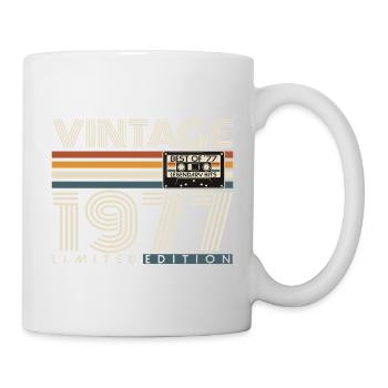 1977 Vintage Vintage Rétro Cadeau d’anniversaire - Mug blanc - blanc - Droite