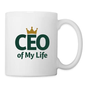 Déclaration du PDG de My Life Krone - Mug blanc - blanc - Droite