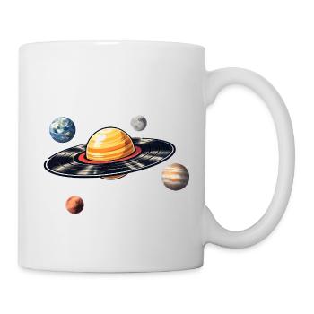 Records Planet in Space - Mug - white - Right