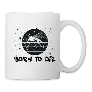 « Born to Die » – Un design rétro sarcastique - Mug blanc - blanc - Droite