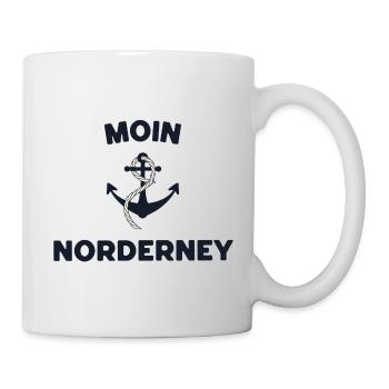 Moin Norderney – Conception d’ancres maritimes - Mug blanc - blanc - Droite