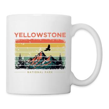 Yellowstone National Park Retro - Mug - white - Right