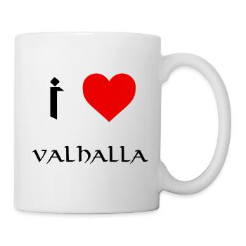 J’adore Valhalla - Mug blanc - blanc - Droite