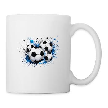 Das Fußballdesign zum Großereignis - Tasse - Weiß - Rechts