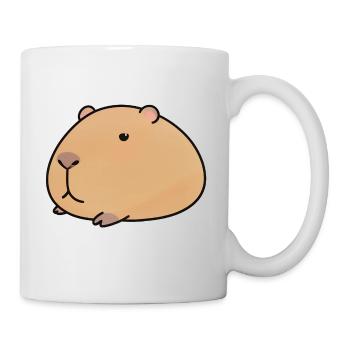 Entspannte Capybara-Cozy Vibe - Tasse - Weiß - Rechts