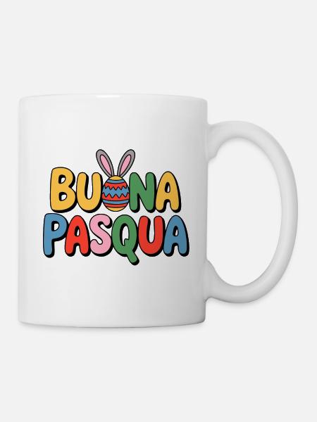 Buona Pasqua Bunny - Tasse - Weiß
