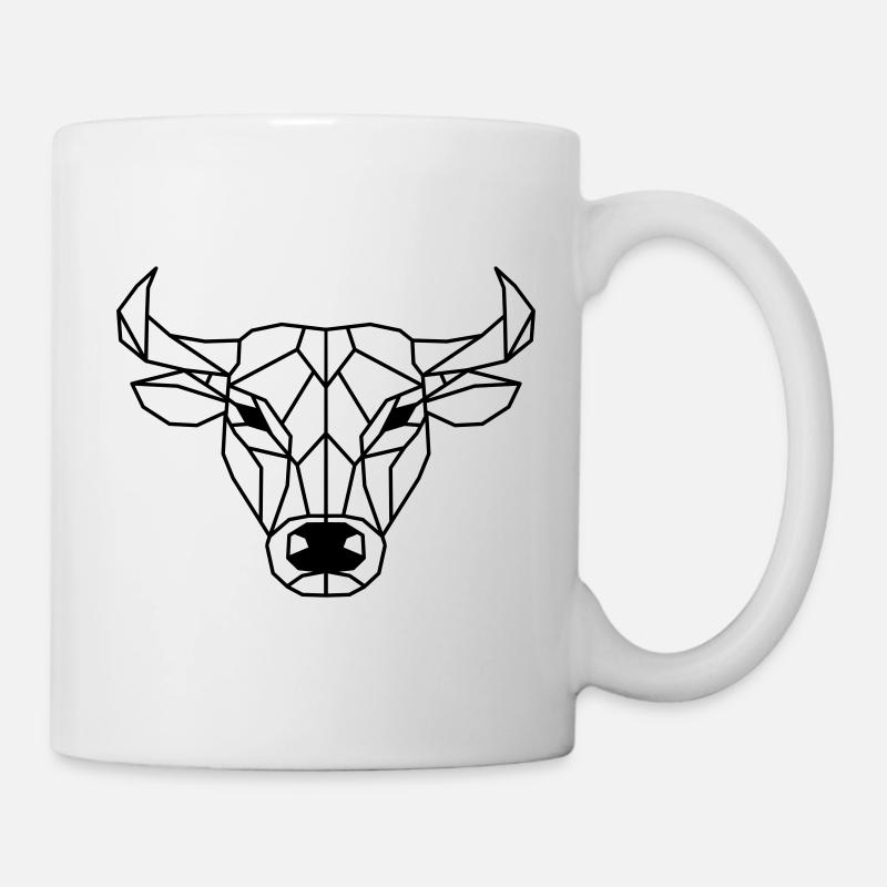Polygone de bœuf - Mug blanc - blanc