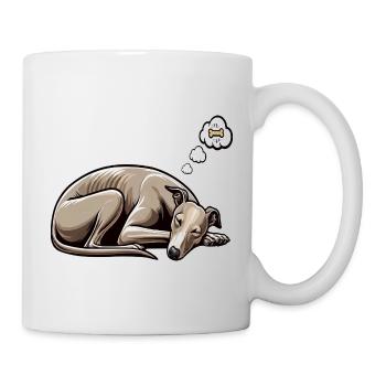 Whippet Greyhound Whippets Propriétaire de lévrier - Mug blanc - blanc - Droite