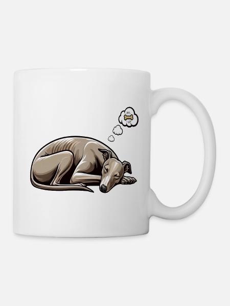 Whippet Windhund Whippets Windhundbesitzer - Tasse - Weiß