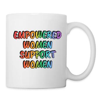 Empowered Women Support Women Rainbow - Mug - white - Right
