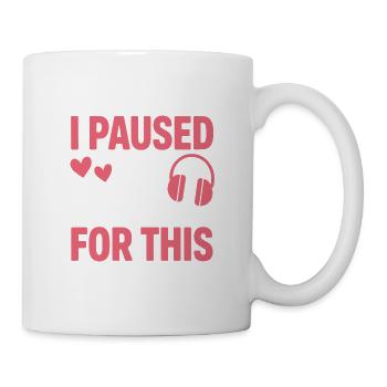 Hörbuch Zuhören Für Buchliebhaber Und Bücherclub - Tasse - Weiß - Rechts