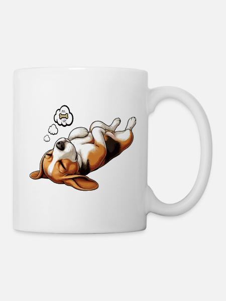 Beagle Beaglebesitzer Beaglehalter beaglehund - Tasse - Weiß