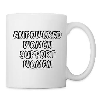 Les femmes autonomes soutiennent les femmes - Mug blanc - blanc - Droite