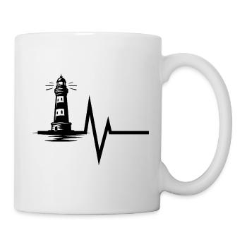Lighthouse Heartbeat - Mug - white - Right