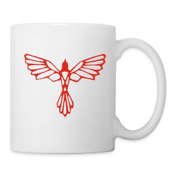 The flight of the red bird - Mug - white - Right