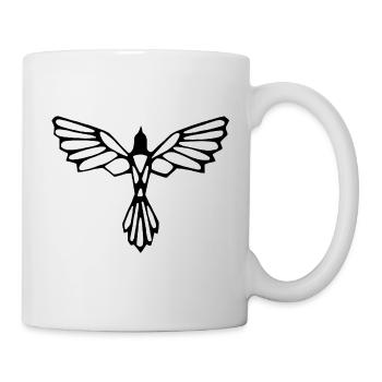 The Flight of the Black Bird - Mug - white - Right