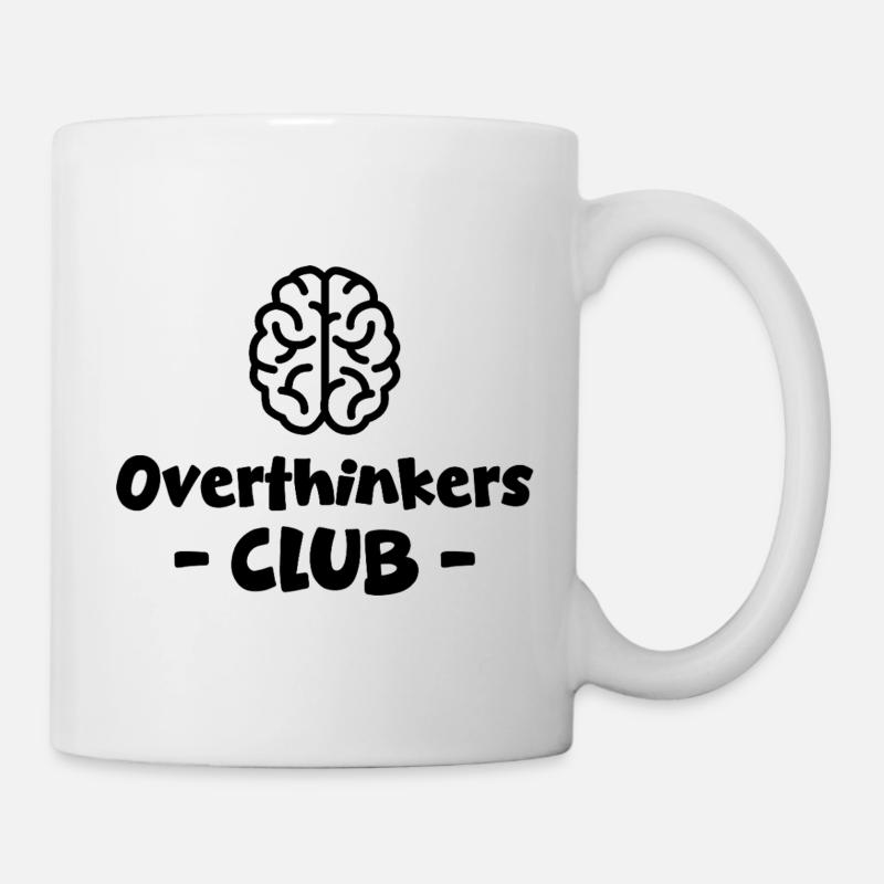 Club des Penseurs Excessifs Noir - Mug blanc - blanc