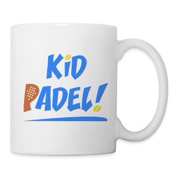 Kid Padel - humor, sport and puns - Mug - white - Right