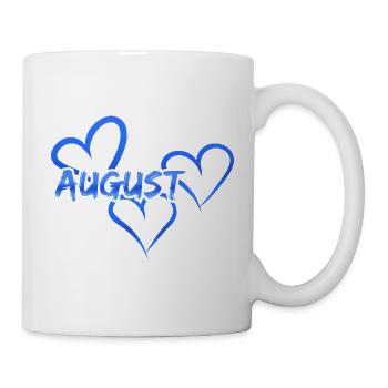 August - Tasse - Weiß - Rechts