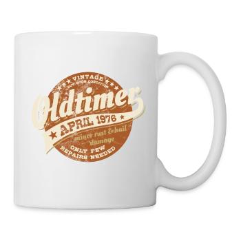 Classic Car April 1976 - Birthday - Gift - Mug - white - Right