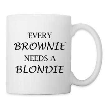 Brownie - Tasse - Weiß - Rechts