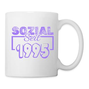 Sozialarbeiter 1995 - Tasse - Weiß - Rechts