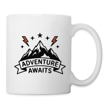 Berge Adventure Awaits Coat of Arms - Mug - white - Right