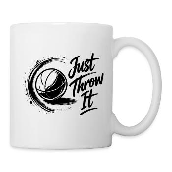 Just Throw It Boule Petanque Sport - Tasse - Weiß - Rechts