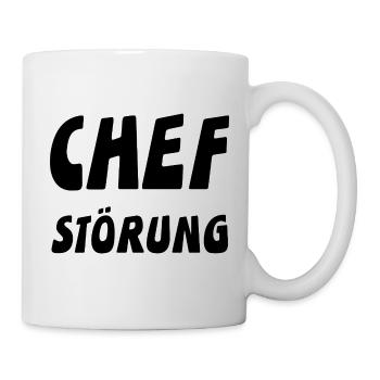 Chef - Tasse - Weiß - Rechts