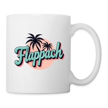 Flappach Palmen Retro Sommer - Tasse - Weiß - Rechts