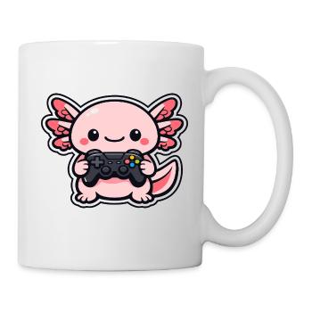 Kawaii Gaming-Drache mit Controller - Tasse - Weiß - Rechts