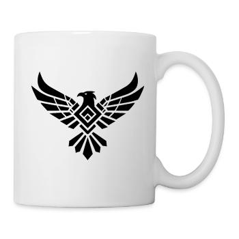 Adler - Tasse - Weiß - Rechts