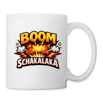Boom Shakalaka Comic Dic avec explosion - Mug blanc - blanc - Droite