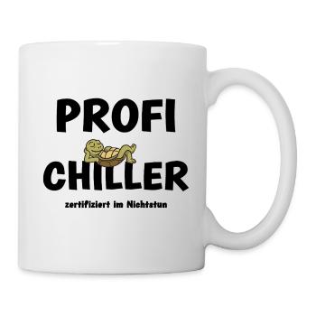 Relaxte Schildkröte - Tasse - Weiß - Rechts