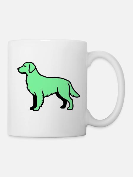 Labrador Retriever Silhouette - Tasse - Weiß