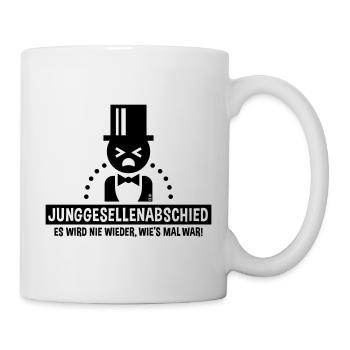 Junggesellenabschied – Nie Wieder Wie’s War! (B) - Tasse - Weiß - Rechts