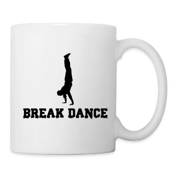 Break Dance - Tasse - Weiß - Rechts