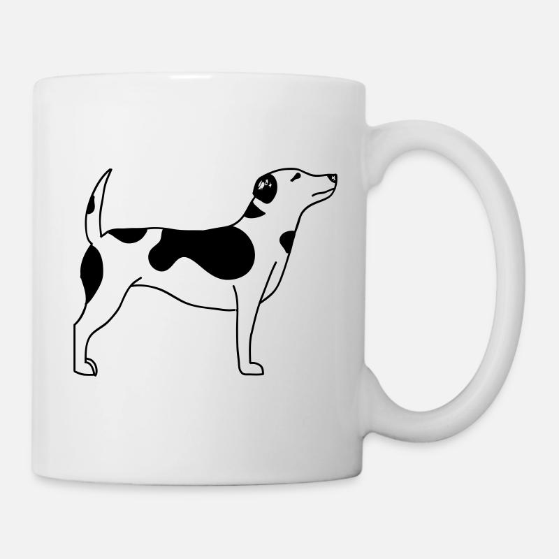 Hund - Tasse - Weiß